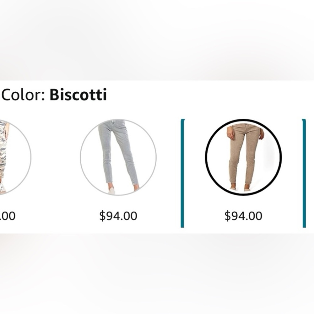 Dear John Gisele skinny micro corduroy jeans, size 27, like new, color: biscotti - Picture 4 of 6